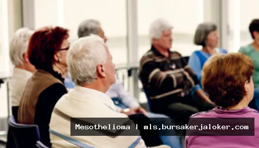 Mesothelioma support group meeting.